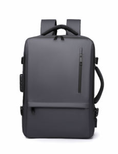 Sac à dos professionnel pour ordinateur portable en polyester enduit PU, antivol, avec rangement sécurisé, pour les détaillants d'accessoires de voyage d'affaires - Product Image 2