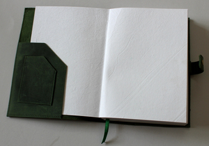Agenda 2026 de Cuero Auténtico, Diario, 100 Hojas, Tapa Dura, Regalo, Verde, 16x22cm - Product Image 3