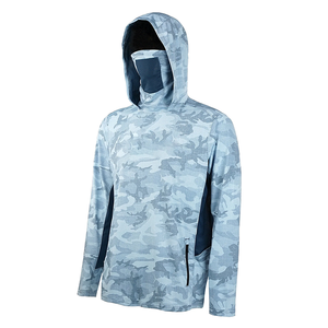Fabricant OEM en gros sur mesure, fournisseur de sweats à capuche de pêche en polyester sublimé, tissu micro-interlock, production sous marque privée - Product Image 1