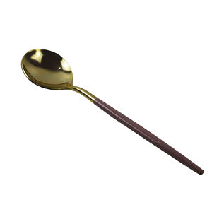 Cuchara Profesional para Rocher Quenelle, de Acero Inoxidable 304 de Alta Resistencia (Modelo ET-New-101), 24 cm de Longitud, para Pasteleros y Reposteros - Product Image 1