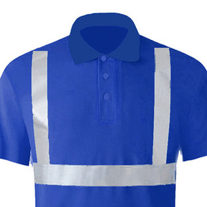 OEM Workwear Quick Dry Hi Vis Safety T-Shirt Reflective Stripes Work Traffic Construction High Visibility Durable Safety Apparel - Product Image 5