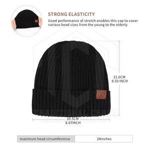 Professional Manufactured Jacquard <b>Beanies</b> <b>Hats</b> Causal Wear Outdoor Use Men <b>Beanies</b> <b>Hats</b> With Custom Design - Product Image 4