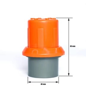 Vanne de rinçage d'irrigation goutte à goutte JIVANDHARA, en PVC noir avec joint en caoutchouc, pour tuyau de rinçage, accessoire moderne pour ferme, jardin, serre - Product Image 3