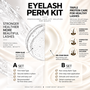 Kit de rehaussement de cils professionnel coréen, kit de lifting des cils, baume, colle, qualité supérieure, usage en salon, fabricant OEM ODM - Product Image 2