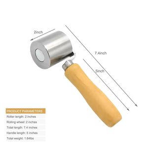 Cinta Eternabond para reparación de techos de RV, rodillo para uniones metálicas con mango de madera, soldadura por aire caliente para paneles de insonorización de audio automotriz - Product Image 2