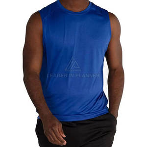 Diseña tu propia camiseta sin mangas con logo, camiseta sin mangas con cuello redondo, camiseta estilo streetwear para hombre - Product Image 4