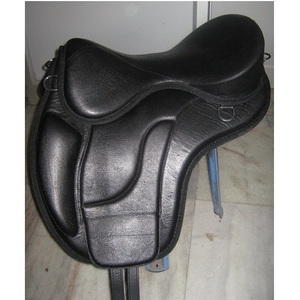 Selle d'Équitation Anglaise Freemax Sans Arceau de Haute Qualité, 100% Cuir de Buffle Léger avec Sangle - Product Image 1