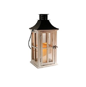 Wooden Candle Lantern for Farmhouse Interior Decor <b>Fireplace</b> <b>Mantel</b> Wedding Celebrations and Cozy Home Ambiance - Product Image 2