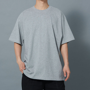 Camiseta de Hombre a la Moda, 100% Algodón, Corte Holgado, Manga Corta, Casual, Antiencogimiento, Precio de Fábrica - Product Image 4