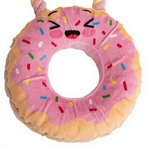 Juguete de Peluche Suave y Esponjoso, Donut Colgante de Dibujos Animados, Relleno de Algodón Velboa, Poliéster y Algodón PP, Material Suave Personalizable, Navidad - Product Image 1