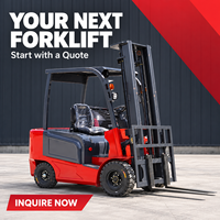 Chariot élévateur électrique compact neuf, chariot élévateur à batterie lithium, mini chariot élévateur électrique agricole 1,5 tonne, 2 tonnes, 3 tonnes