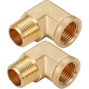 Conexiones de Tubería de Alta Calidad de 12 mm, Forjadas y Recubiertas de Latón, con Anillo Tórico BSP Macho, Codo de 90 Grados Ajustable, Resistentes a la Corrosión y a Baja Presión - Product Image 4
