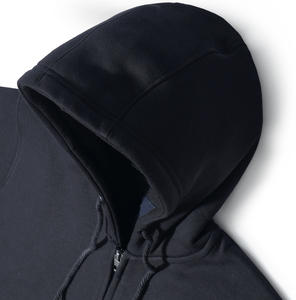 เสื้อฮู้ดซิปผู้ชายผ้าเจอร์ซีย์ถักคุณภาพสูง น้ำหนัก 360 กรัม พร้อมซิปแบบกำหนดเอง ระบายอากาศได้ดีและเป็นมิตรกับสิ่งแวดล้อม - Product Image 3