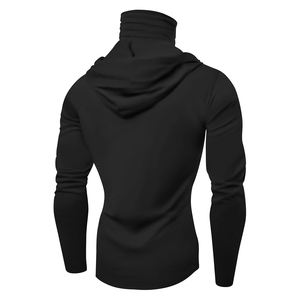 Premium Quality <b>Men</b> Black Long Sleeve Hooded UPF 50 Sun Protection Anti-UV Quick Dry Fishing <b>Shirt</b> Pullover Fishing Hoodie ODM - Product Image 3