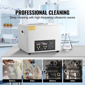 Pulitore a Ultrasuoni Professionale da 15L con Riscaldatore da 600W e Timer Digitale da 360W per Laboratorio e Pulizia di Componenti - Product Image 2