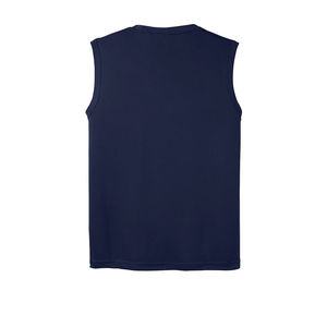 Pro Grade <b>Navy</b> Blue Muscle Tank for Men Lightweight Breathable Tank <b>Top</b> For Mens Best Workout Shirt for Gym Sports & Outdoor Use - Product Image 4