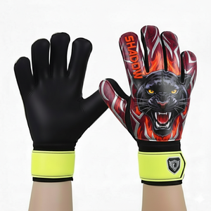 Gants de gardien de but en cuir respirant MAICCA pour l'entraînement sportif professionnel, confortables, à lacets, vente en gros - Product Image 2