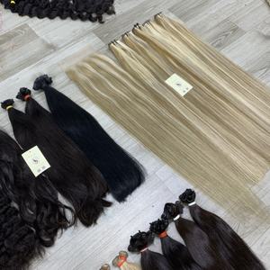 Extensions de cheveux de qualité supérieure, tissage Genius coloré, mèches de cheveux, dentelle suisse brute 6x6, fermeture HD, cheveux humains, tissage machine Vietnam - Product Image 1