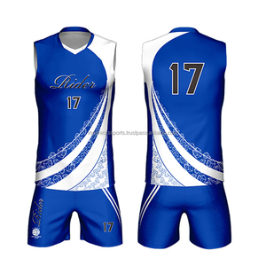 Ensembles d'uniformes de volley-ball sans manches pour femmes et hommes, design personnalisé, 100 % polyester, service OEM, logo personnalisé sur le devant, haute qualité - Product Image 3