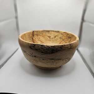 ชามไม้มะม่วงธรรมชาติ ทำด้วยมือ ชามเสิร์ฟตกแต่ง - Product Image 1