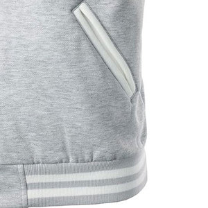 Custom Men's Varsity <b>Jacket</b> Stand Collar Letterman Style Button Front Casual Winter Outerwear - Product Image 4
