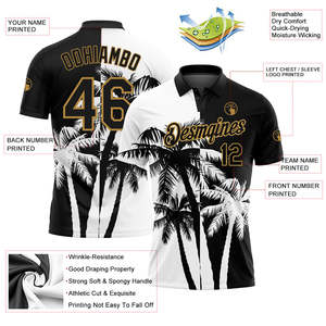 OEM <b>Custom</b> Sublimation Golf Shirt 100% Polyester Polo Sports Team Club Uniform Wholesale Personalized Logo Name Printed Athletic - Product Image 4