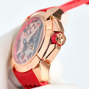 Elegant and Romantic Business Luxury Rose Gold Bezel Casual Banquet <b>Skeletonized</b> <b>Automatic</b> Mechanical Men's <b>Watch</b> - Product Image 3