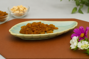 <b>Ceramic</b> Leaf-Shaped Serving <b>Plate</b> Celadon Green Plant Pattern Dish for Snacks and Dry Fruits for Appetizers & Snacks - Product Image 2