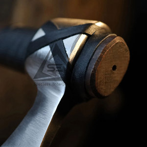 Nouvelle conception, hache à barbe sur mesure de haute qualité avec manche en bois, best-seller, faible MOQ, dernier style pour la coupe - Product Image 3