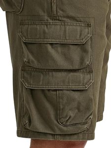 Shorts décontractés pour hommes en polyester tissé extensible, taille mi-haute, avec logo frontal et braguette boutonnée, anti-humidité, pour l'été - Product Image 5
