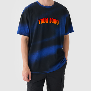 เสื้อยืดคอตตอน 100% หนานุ่ม พิมพ์โลโก้ได้ตามสั่ง ขายส่ง MOQ ต่ำ ทรงหลวมไหล่ตก สไตล์สตรีทแวร์สำหรับผู้ชาย เสื้อยืดเปล่า - Product Image 4