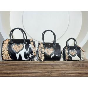 Nuevas llegadas: Bolso de viaje tipo duffel vintage Crazy de cuero genuino de vaca hecho a mano, precio de fábrica, bandolera para mujer - Product Image 1