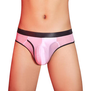 <b>Men's</b> Comfortable Bamboo Fiber Sexy Lace G-String Underwear Bulge <b>Pouch</b> Breathable Panties Logo Classic Bamboo <b>Men's</b> Underwear - Product Image 3