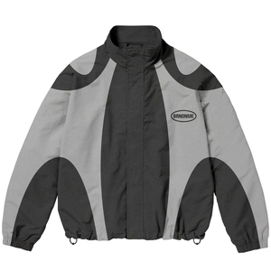 เสื้อแจ็คเก็ตแข่งรถสไตล์ Y2K สำหรับผู้ชาย แจ็คเก็ตกันลมแนววินเทจสำหรับมอเตอร์สปอร์ต เสื้อแจ็คเก็ตสตรีทแวร์ทรงโอเวอร์ไซส์ - Product Image 1
