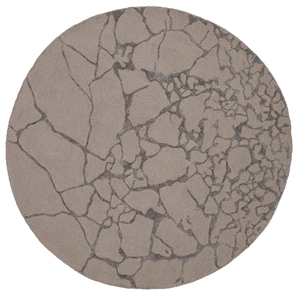 Luxury Hand Tufted New Zealand Wool <b>Round</b> Stone Texture Area Rug Modern Abstract <b>Carpet</b> Custom Manufacturer Factory - Product Image 1