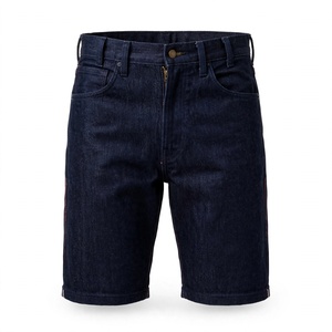 Pantalones Cortos Bermuda de Mezclilla Lavada para Hombre, Cintura Media, Cierre de Cremallera, Casuales con Bolsillos, 100% Algodón Tejido, Ecológicos, de Secado Rápido BD - Product Image 4