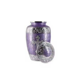 Urna funeraria para cenizas de seres queridos, recipiente conmemorativo decorativo para cenizas humanas, urna de homenaje. - Product Image 5