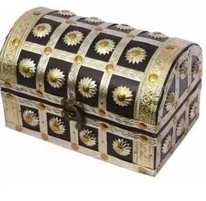 Antique Silver Plated Metal Jewelry <b>Box</b> Vintage Rose Engraved <b>Trinket</b> Organizer Storage Chest Case Wholesale - Product Image 4