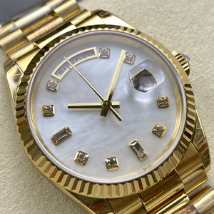 SK C Factory Stainless Steel Golden Mechanical <b>Watch</b> Sapphire Crystal <b>Automatic</b> 40mm Men Water Resistant 100m High Quality - Product Image 2