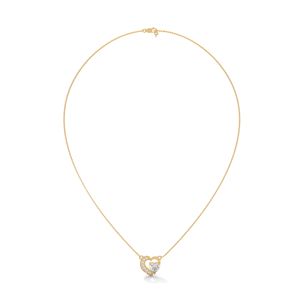 แล็บทองคำที่สง่างามสร้างขึ้นจี้สร้อยคอเพชรเครื่องประดับที่ดีสำหรับผู้หญิงสไตล์ประจำวันที่เรียบง่ายและคอลเลกชันของขวัญ - Product Image 3