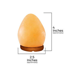 Lámpara de Sal del Himalaya Tallada a Mano con Base de Madera, Precio Bajo, Alta Calidad, Decoración Feng Shui para el Hogar, Alimentación por USB - Product Image 6