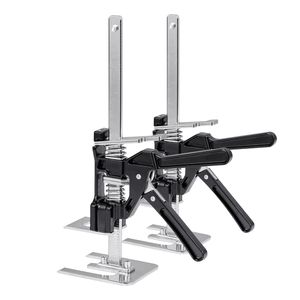 2 Pezzi Sollevatore a Braccio Salva-Lavoro da 330 Libbre, Sollevatore Manuale in Metallo da 7,1 Pollici con Livella Magnetica, Strumento per Edilizia - Product Image 1