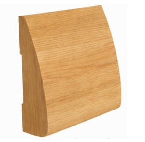 EFS <b>White</b> Oak Solid Wood Customizable Walls Crown Baseboard Trim Custom Size 1 Year Warranty Easy Install Direct Factory Price - Product Image 1