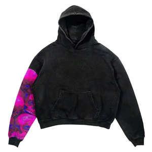 Premium Plain Hooded Sweatshirt Comfortable Pullover Hoodie Long Sleeve Soft Material Daily Wear Apparel - Product Image 1