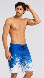 Shorts de bain pour hommes à succès – Vente en gros OEM, impression personnalisée, séchage rapide, légers et respirants pour la plage et le surf - Product Image 3
