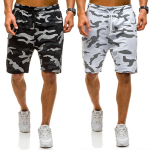 Shorts cargo camouflage personnalisés pour hommes, légers, imperméables, motif camouflage, shorts cargo amples - Product Image 1