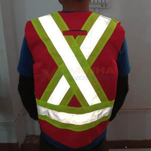 Breathable <b>Safety</b> Vest High Vis <b>Safety</b> Vest Soft Fabric Work Wear <b>Safety</b> Vest Wholesale Supply - Product Image 3