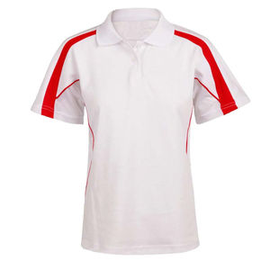 Camisa de Hombre de Primera Calidad, Blanca y Roja, de Manga Corta, con Cierre, 100% Algodón Tejido, de Secado Rápido, Formal, Regular, 200g - Product Image 1