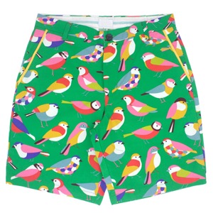 Pantalones Cortos Deportivos para Hombre con Estampado de Aves Verdes, con Bolsillos, Cintura Media, Estilo Casual, Impresión Digital, Poliéster Transpirable - Product Image 5