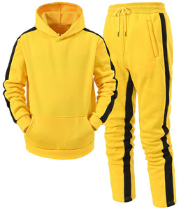 Sudadera con Capucha y Pantalones Deportivos para Hombre, Personalizados de Fábrica OEM, de Alta Calidad, Casuales, Transpirables, con Estampado, de Secado Rápido y Cintura Elástica - Product Image 1
